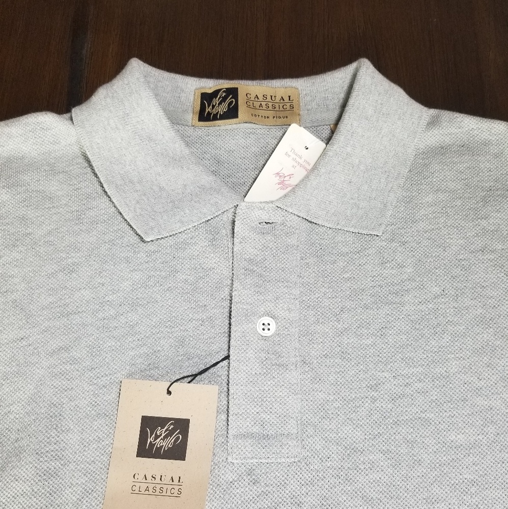 Lord & Taylor Pique Polo Shirt NWT - Medium